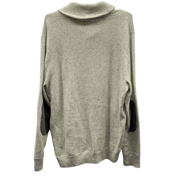 Vintage Chaps 60% Cotton Shawl Collar Sweater L Made in Hong Kong - Picture 4 of 5